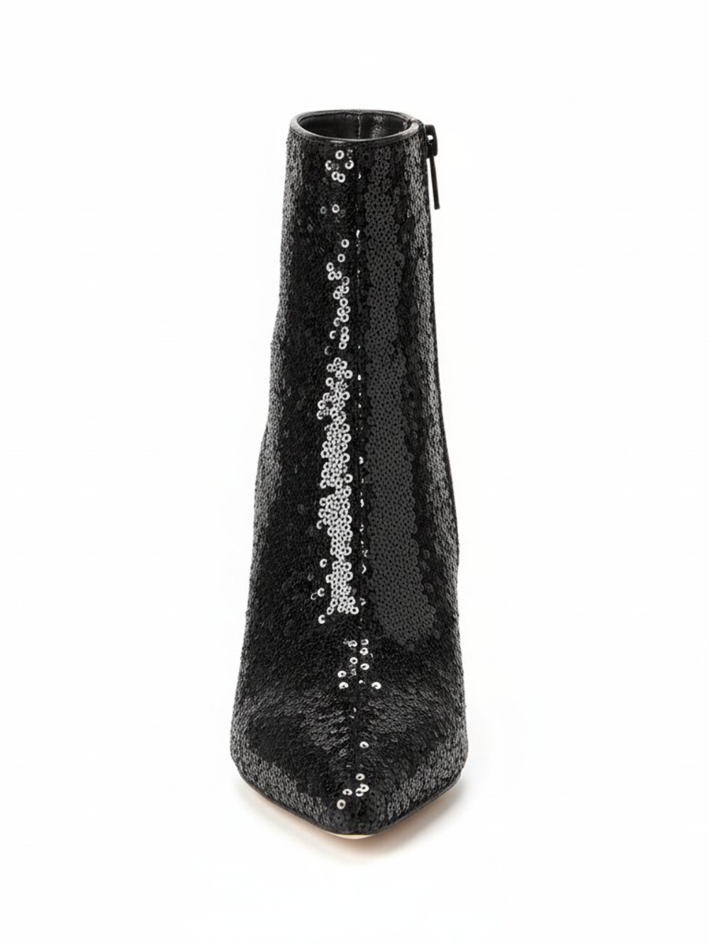 Michael Kors Luna Sequin Pointed-Toe Ankle Bootie with Side Zip - Picture 4 of 7